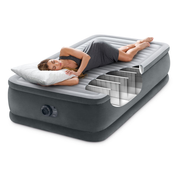 Intex 18" Queen Comfort Plush Elevated DuraBeam Airbed with Internal